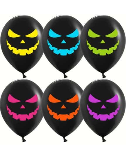 Яркие тыквы на Хэллоуин пастель 